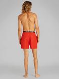 Calvin Klein Intense Power Waistband Swim Shorts, Flaming Chili
