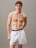 Calvin Klein Intense Power Waistband Swim Shorts, Classic White