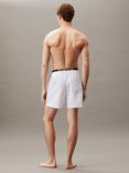 Calvin Klein Intense Power Waistband Swim Shorts, Classic White