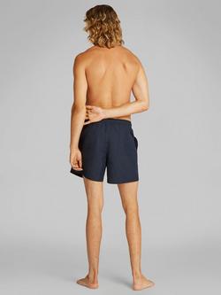 Calvin Klein Intense Power Logo Swim Shorts - view 2, Dark Sapphire