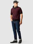 Rodd & Gunn Galdfield Geo Cotton Regular Fit Short Sleeve Knitted Polo Shirt