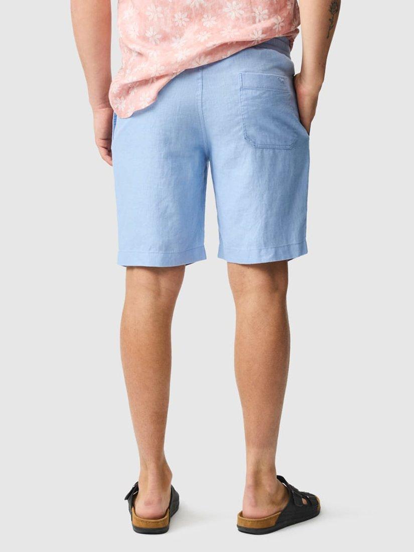 Product image 4 of 7, which shows Rodd & Gunn Linen 9" Resort Shorts, Chambray, XS