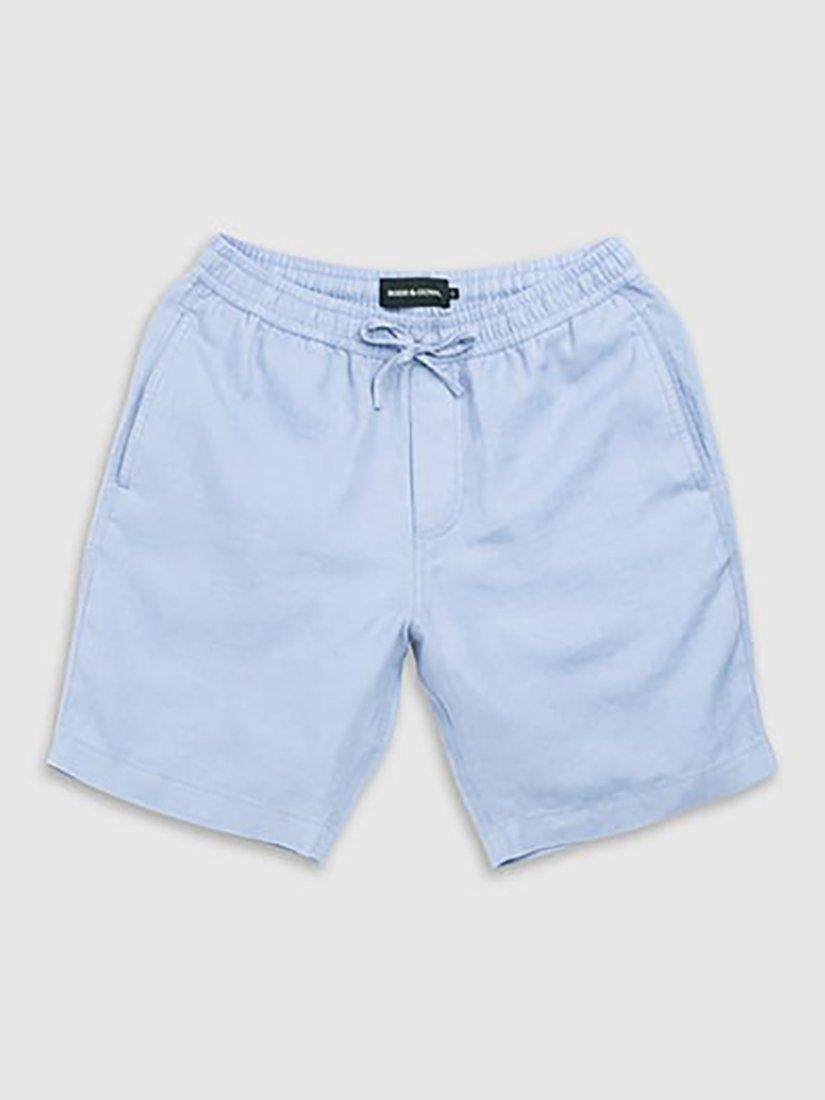 Product image 5 of 7, which shows Rodd & Gunn Linen 9" Resort Shorts, Chambray, XS