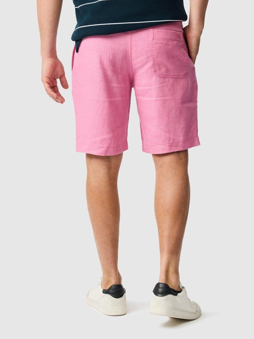 Product image 4 of 7, which shows Rodd & Gunn Linen 9" Resort Shorts, Geranium, XS