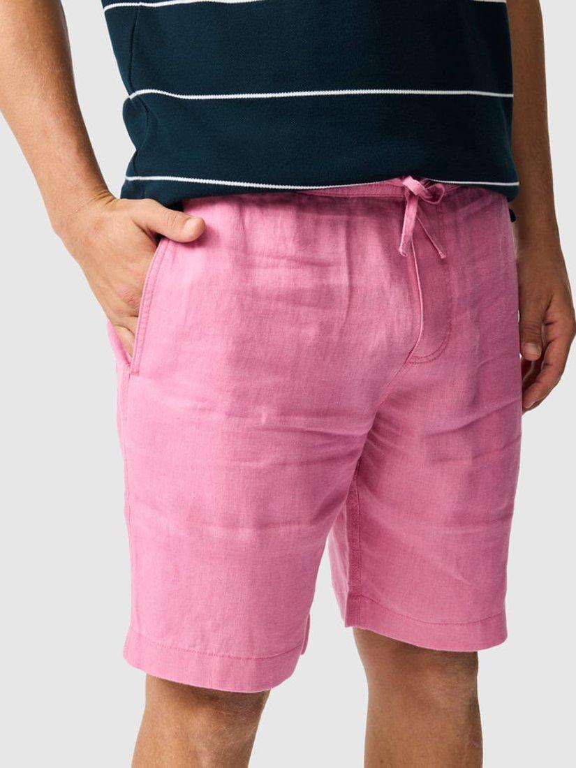 Product image 6 of 7, which shows Rodd & Gunn Linen 9" Resort Shorts, Geranium, XS