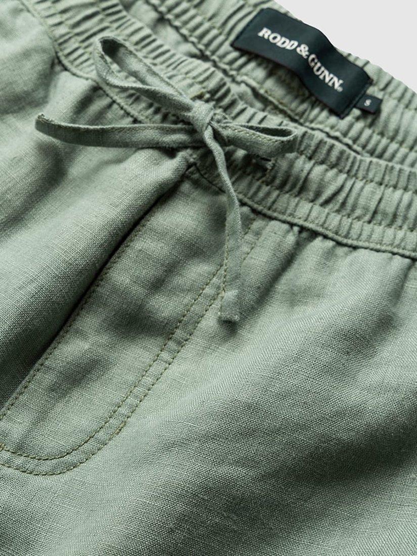 Product image 6 of 7, which shows Rodd & Gunn Linen 9" Resort Shorts, Hunter, XS