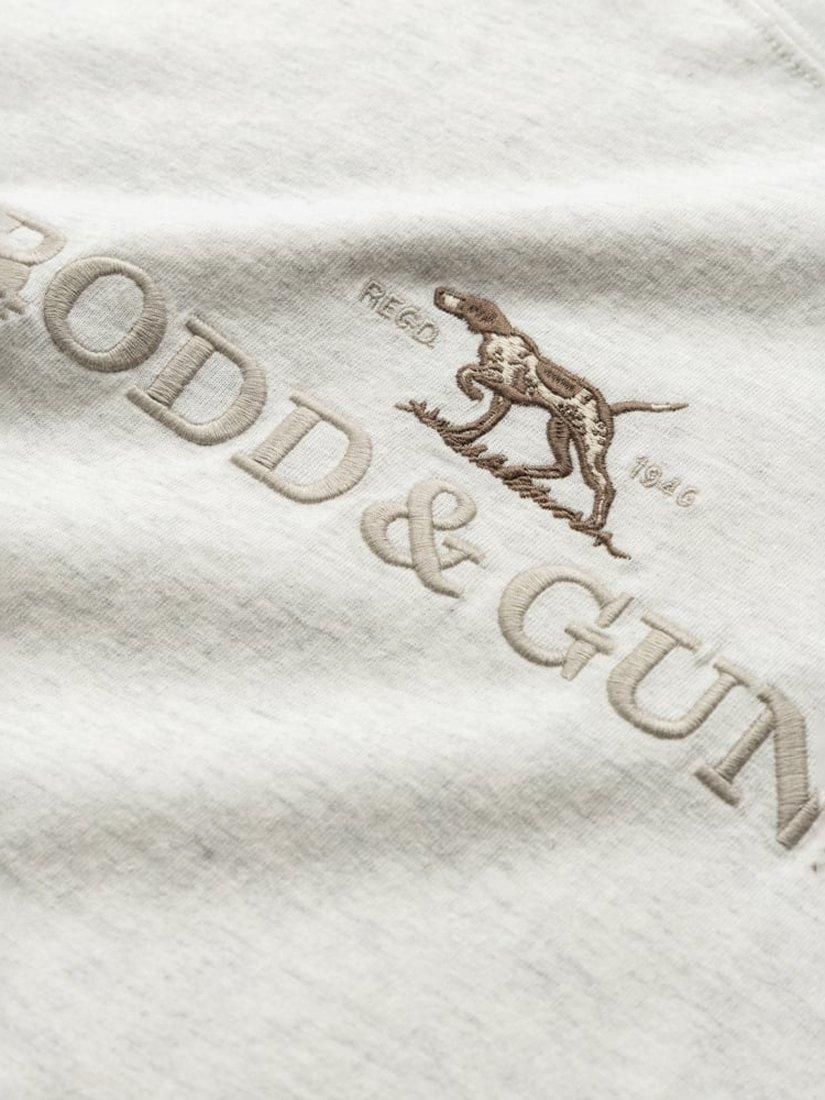 Product image 5 of 5, which shows Rodd & Gunn The Peaks Logo Cotton T-Shirt, Marble, XS