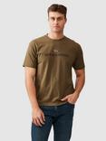 Rodd & Gunn The Peaks Logo Cotton T-Shirt, Olive