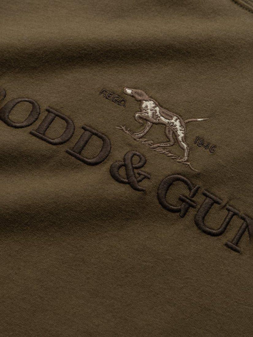 Product image 5 of 5, which shows Rodd & Gunn The Peaks Logo Cotton T-Shirt, Olive, XS