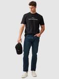 Rodd & Gunn The Peaks Logo Cotton T-Shirt, Onyx