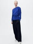 Mango Electric Blouse, Bright Blue