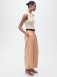 Mango Claus Sleeveless Cotton Blend Polo Shirt