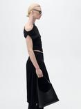 Mango Juli Off Shoulder Top, Black