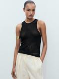 Mango Osio Sparkle Open Knit Top