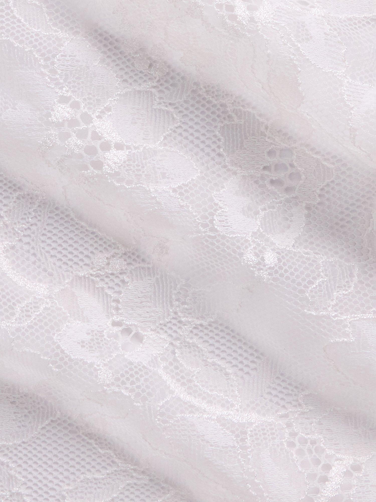 Product image 3 of 4, which shows Ralph Lauren Lauren Ralph Lauren Lace Hipster Knickers, Ivory, XS