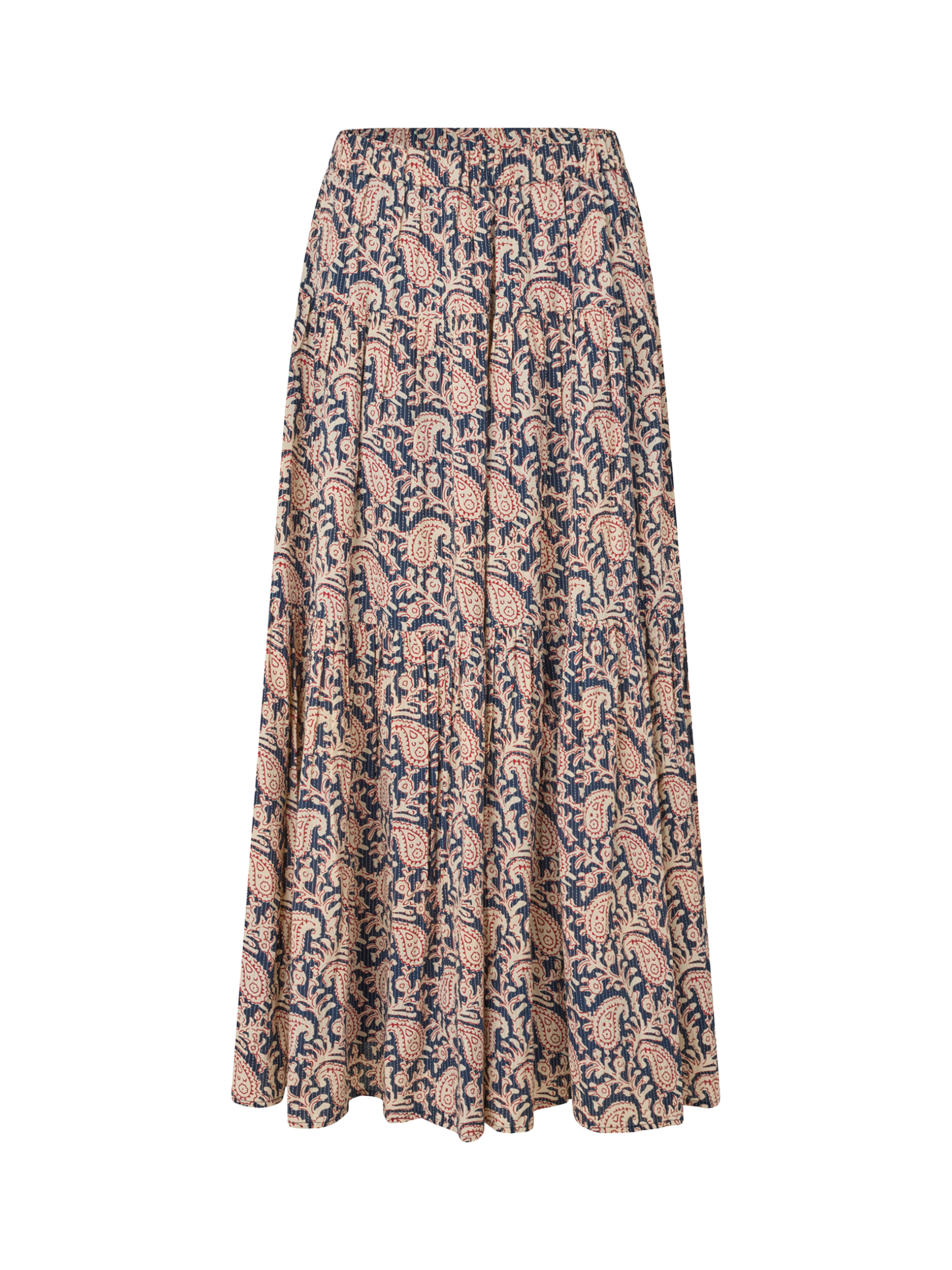Lollys Laundry SunsetLL Tiered Cotton Maxi Skirt