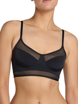 Heist The Sheer Bralette, Black, Black