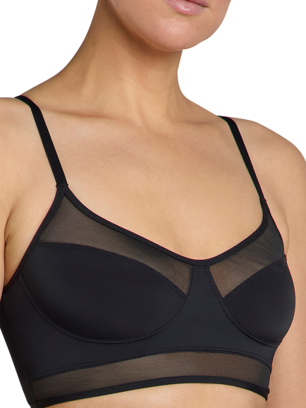 Heist The Sheer Bralette - view 2, Black