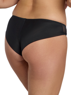 Heist The Sheer Brazilian Knickers, Black - view 2, Black