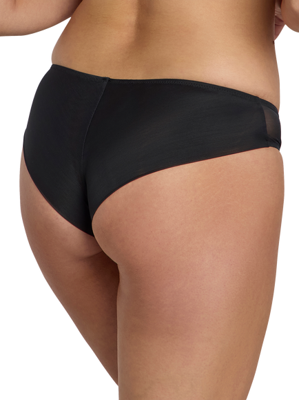 Heist The Sheer Brazilian Knickers - view 2, Black