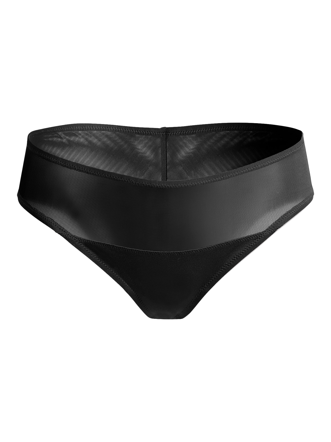Product image 5 of 6, which shows Heist The Sheer Brazilian Knickers, Black, S