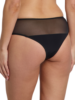 Heist The Sheer High Waist Thong, Black - view 2, Black