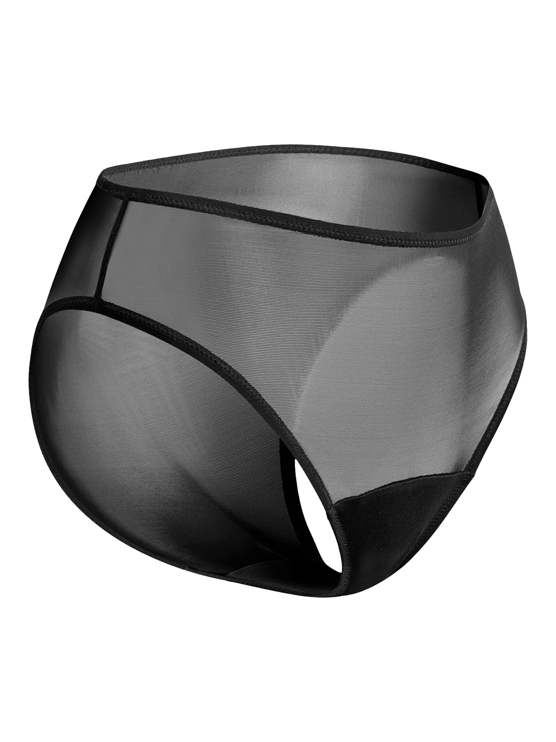 Product image 6 of 6, which shows Heist The Sheer Brief, Black, S