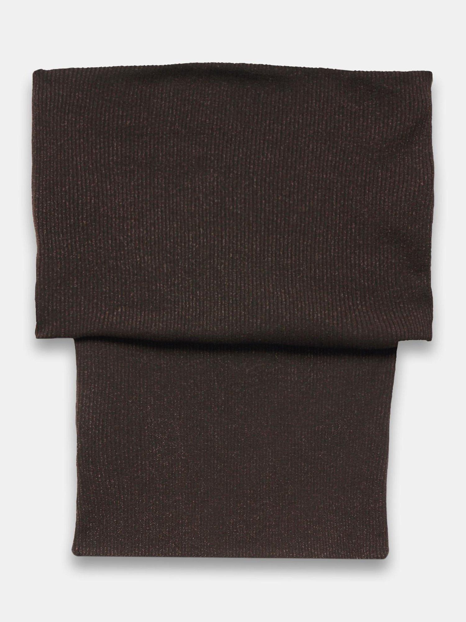Product image 8 of 8, which shows Mint Velvet Metallic Bardot Top, Brown, S