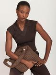 Mint Velvet Sleeveless Knit Top, Brown