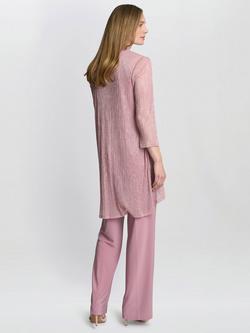 Gina Bacconi Metallic 3 Piece Occasion Outfit, Rose - view 2, Rose