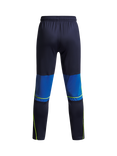 Under Armour Kids' Challenger Trousers, Navy/Yellow