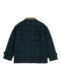 Pendleton Check Wool Blend Hunting Jacket - view 2, Black Watch Tartan