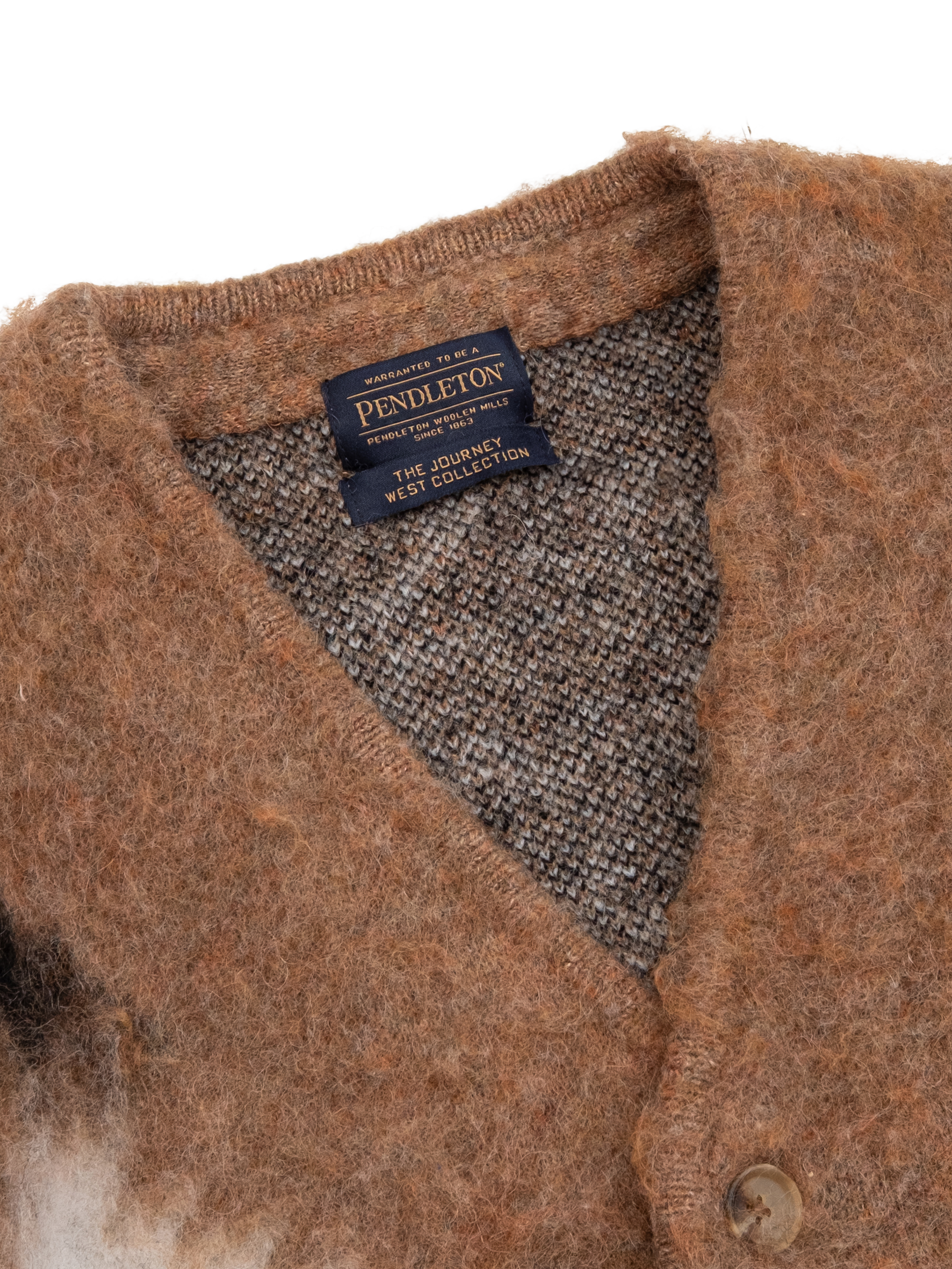 Pendleton V-Neck Knit Cardigan, Spider Rock