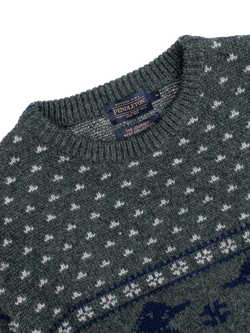 Pendleton Duck Lambswool Jumper - view 2, Purple