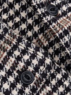 Pendleton Big Pocket Check Cotton Overshirt - view 2, White Check