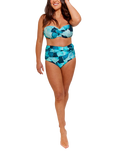 Seaspray Maui Underwired Bandeau Bikini Top, Green