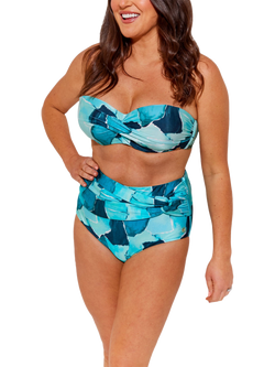 Seaspray Maui High Waist Bikini Bottoms, Green, Green