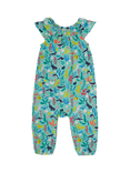 Frugi Baby Maris Sea Life Print Playsuit, Multi