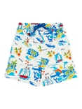 Frugi Baby Edie Organic Cotton Shorts, Aloha
