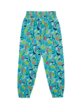 Frugi Kids' Eira Harem Trousers, Sea Life