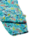 Frugi Kids' Eira Harem Trousers, Sea Life