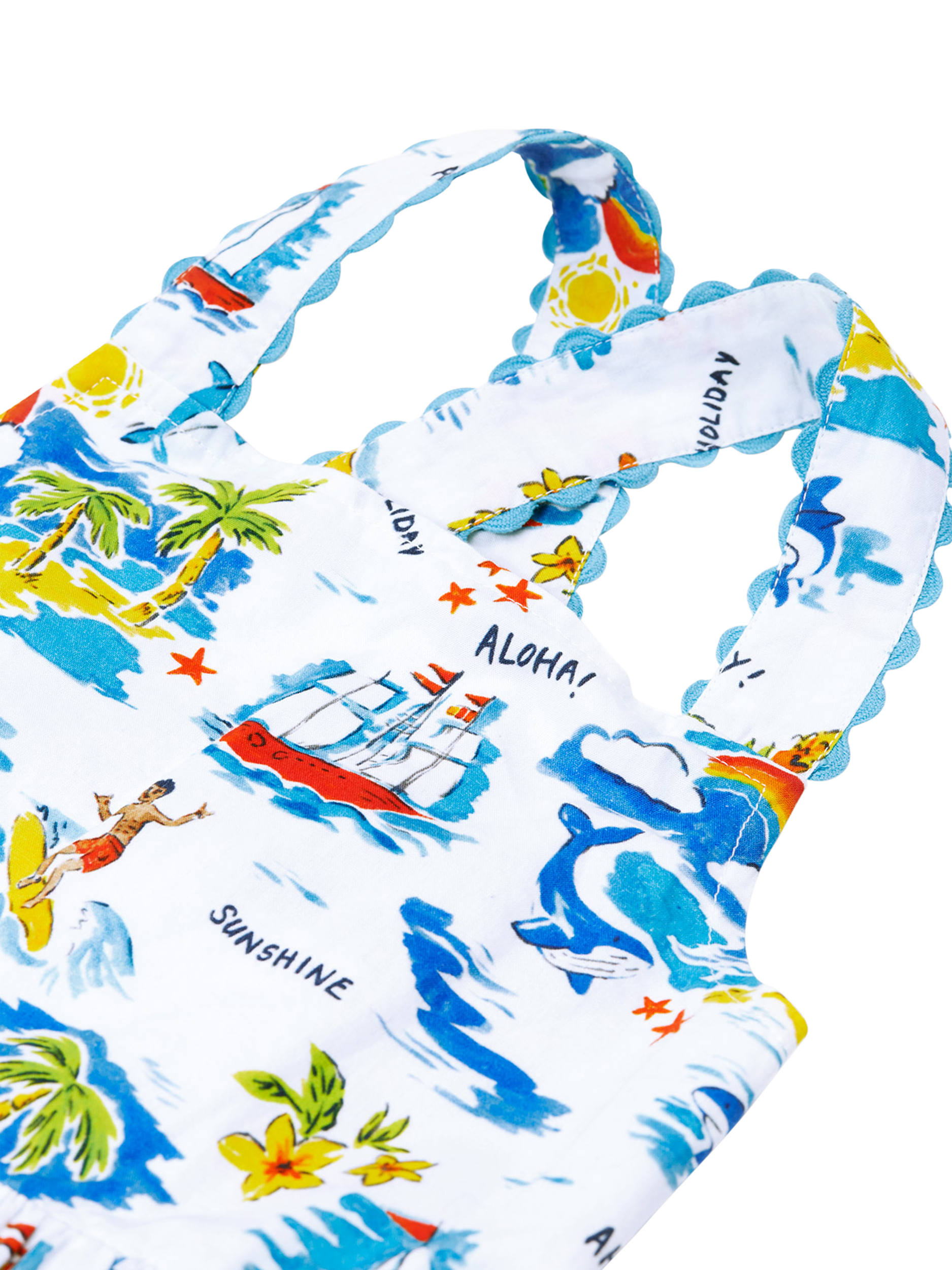 Product image 5 of 8, which shows Frugi Kids' Seraphina Organic Cotton Dress , Multi, 2-3 years