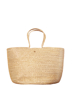 Seaspray Isabella Metallic Bag, Cream, Cream