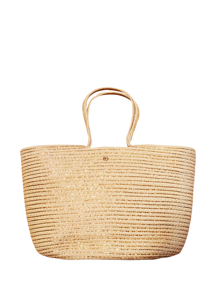 Seaspray Isabella Metallic Bag, Cream