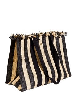 Seaspray Amy Stripe Bag, Cream - view 2, Cream