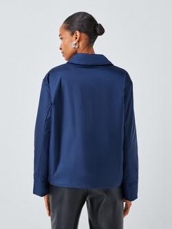MM by MaxMara Fronda Quilted Jacket, Blue - view 2, Blue