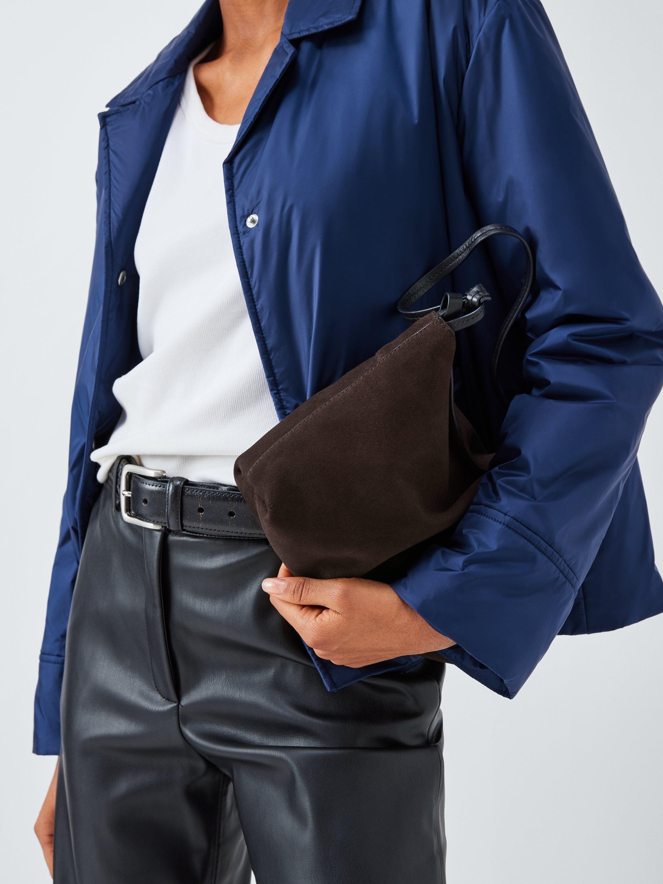 Product image 6 of 6, which shows MM by MaxMara Fronda Quilted Jacket, Blue, 8