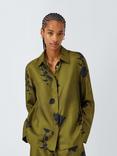 MM Eraclea Floral Shirt, Green/Black