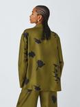 MM Eraclea Floral Shirt, Green/Black