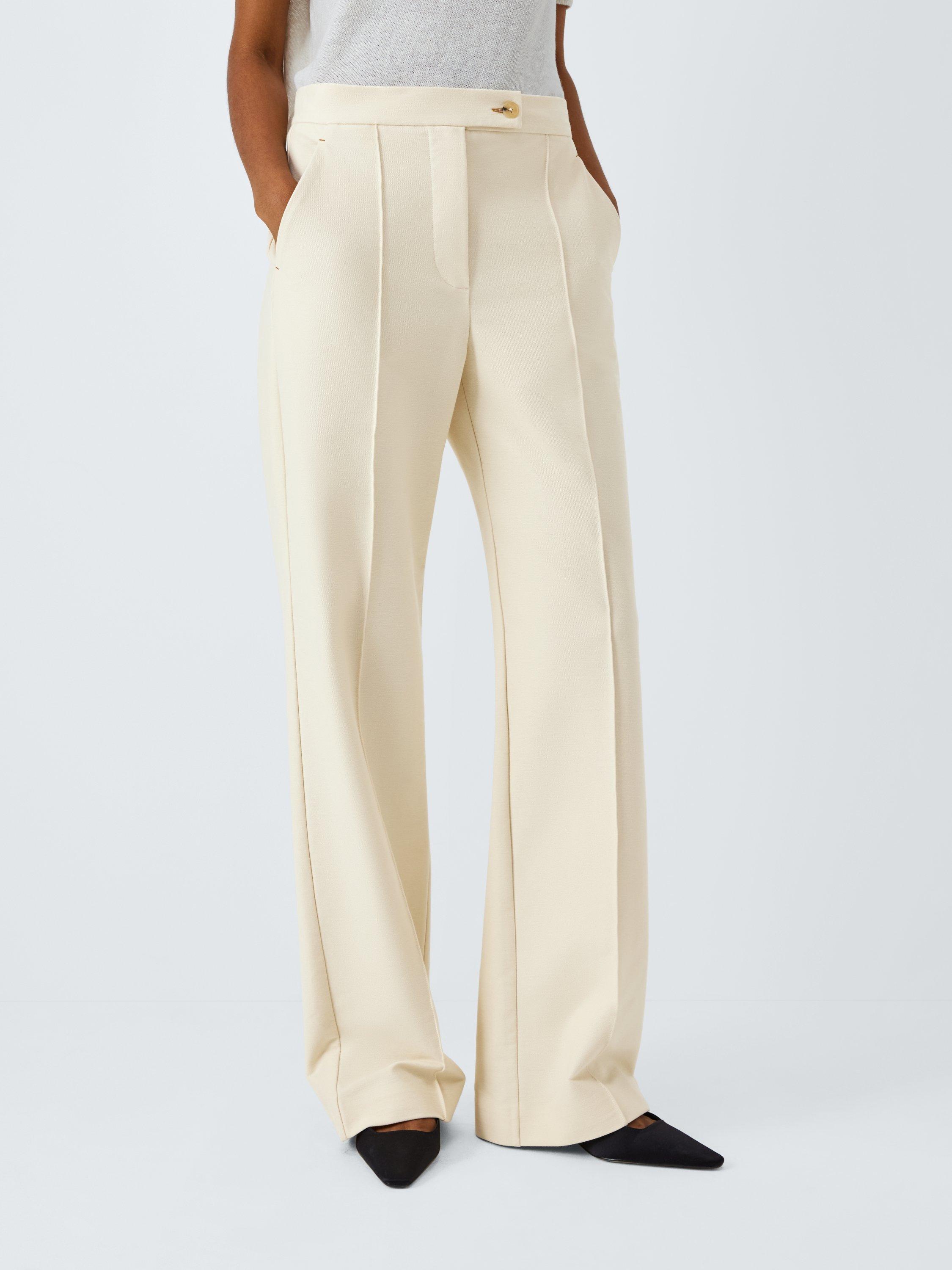 MM by MaxMara Ulivo Tailored Trousers, Ivory